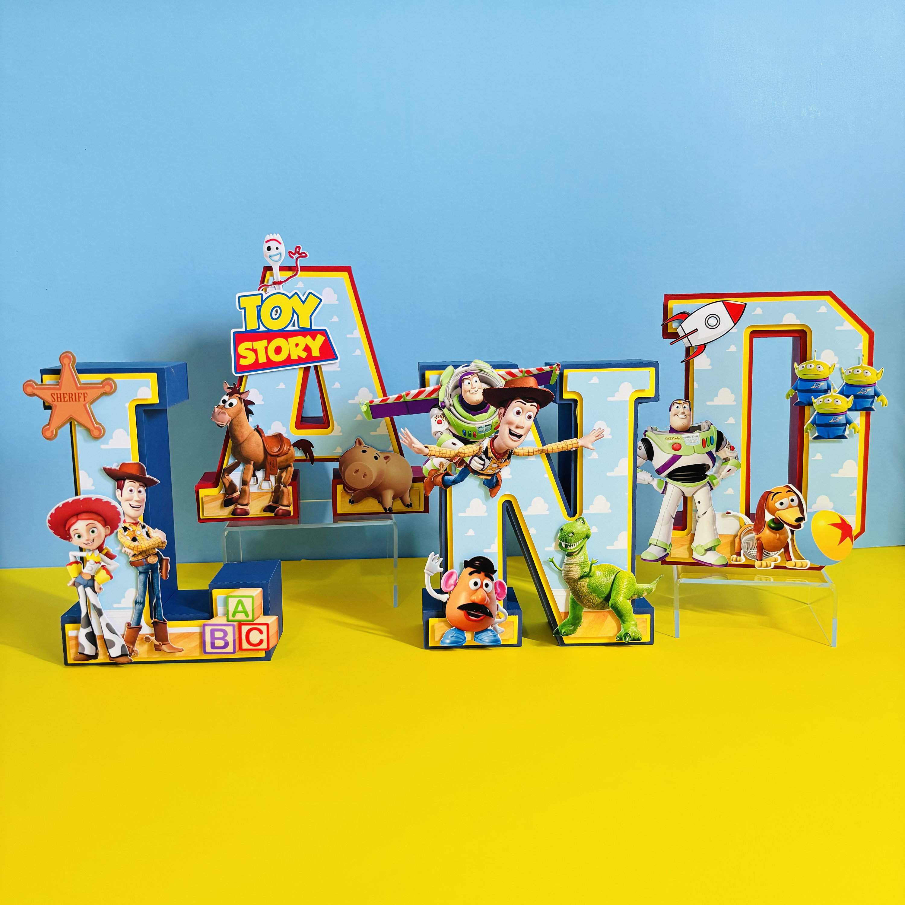 Toy Story party decor Toy Story 3D letter Toy Story birthday decorations Toy Story birthday party Toy Story centerpiece Toy