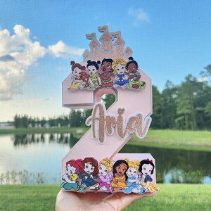 Princess 3D Letters / Princess Party Theme / Princess Birthday / Girl Party Decorations