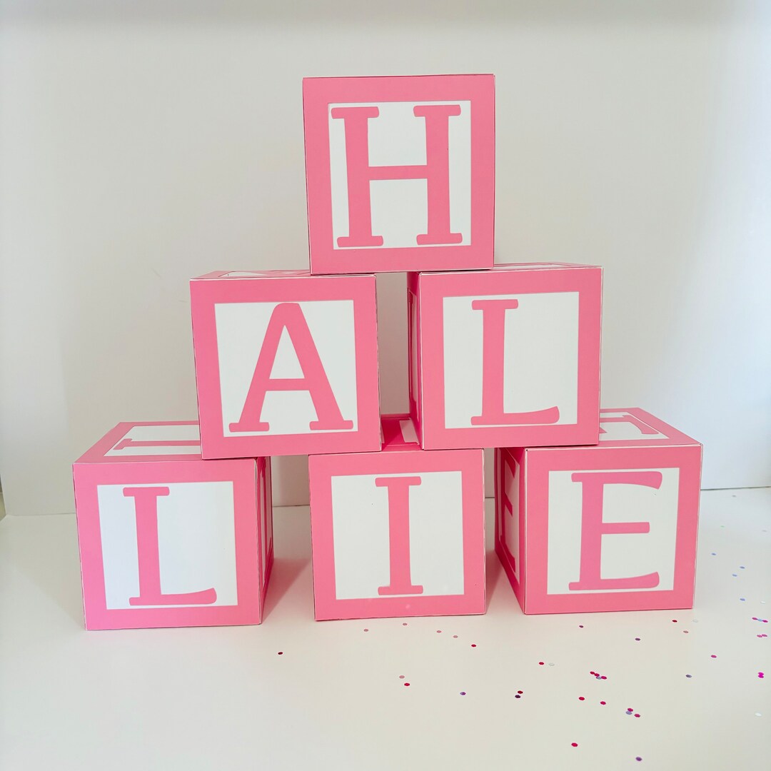 Alphabet Blocks, Inspired Toy Story Blocks, Toy Birthday Party, Abc