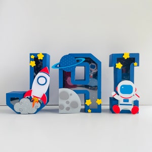 Primer viaje alrededor de la decoración de la fiesta del sol, dos decoración de la luna, carta 3D del espacio exterior, cumpleaños del espacio exterior, cumpleaños del astronauta