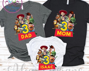 Personalized Toy Story Birthday Shirt: Disneyland Family Tee