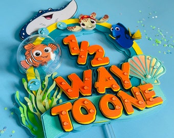 Finding Nemo Cake Topper: Custom Birthday Party Decor