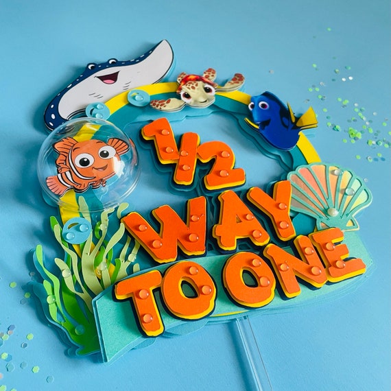 Finding Nemo Cake Topper, Finding Nemo Party Decor, Finding Nemo