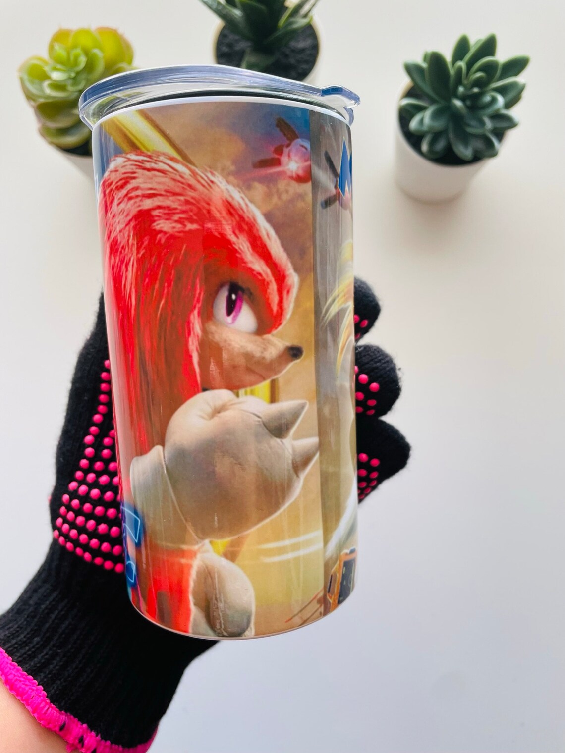 Sonic Party Decor Sonic Sippy Cup Sonic Cups Sonic Tumbler Etsy