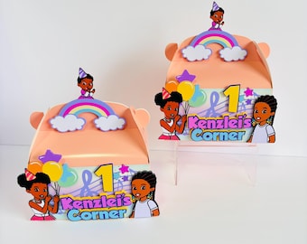 Gracie&#39;s Corner Party Decor, Gracie&#39;s Corner Gable Box, Gracie&#39;s Corner Birthday Decorations, Gracie&#39;s Corner Party Favor Boxes