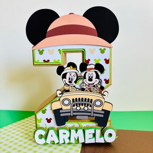 Mickey safari birthday decoration, Mickey birthday party, Mickey decoration, Mickey party decor, Mickey birthday boy, Mickey smashcake