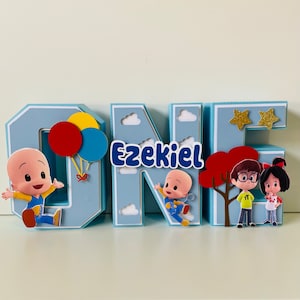 Dekoracje na przyjęcie rodzinne Telerin, przyjęcie Cleo i cuquin, litery 3D Cleo i cuquin, litery 3D rodziny Telerin, dekoracje na przyjęcie rodzinne Telerin