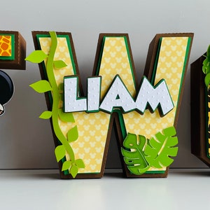 Mickey safari 3D letters, Mickey safari smash cake, Mickey safari party decor, Mickey safari birthday party, mickey decor birthday decor