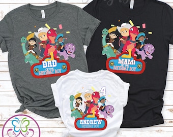 Dino Ranch Birthday Shirts, Family Matching Dino Party