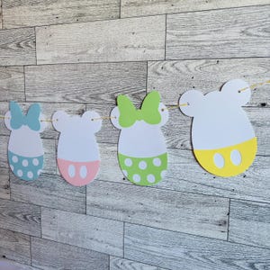 Easter Egg Banner, Easter egg Garland, Disney Easter Garland, Easter Garland, Easter Banner, Easter Decoration Banner, Easter Party Decor