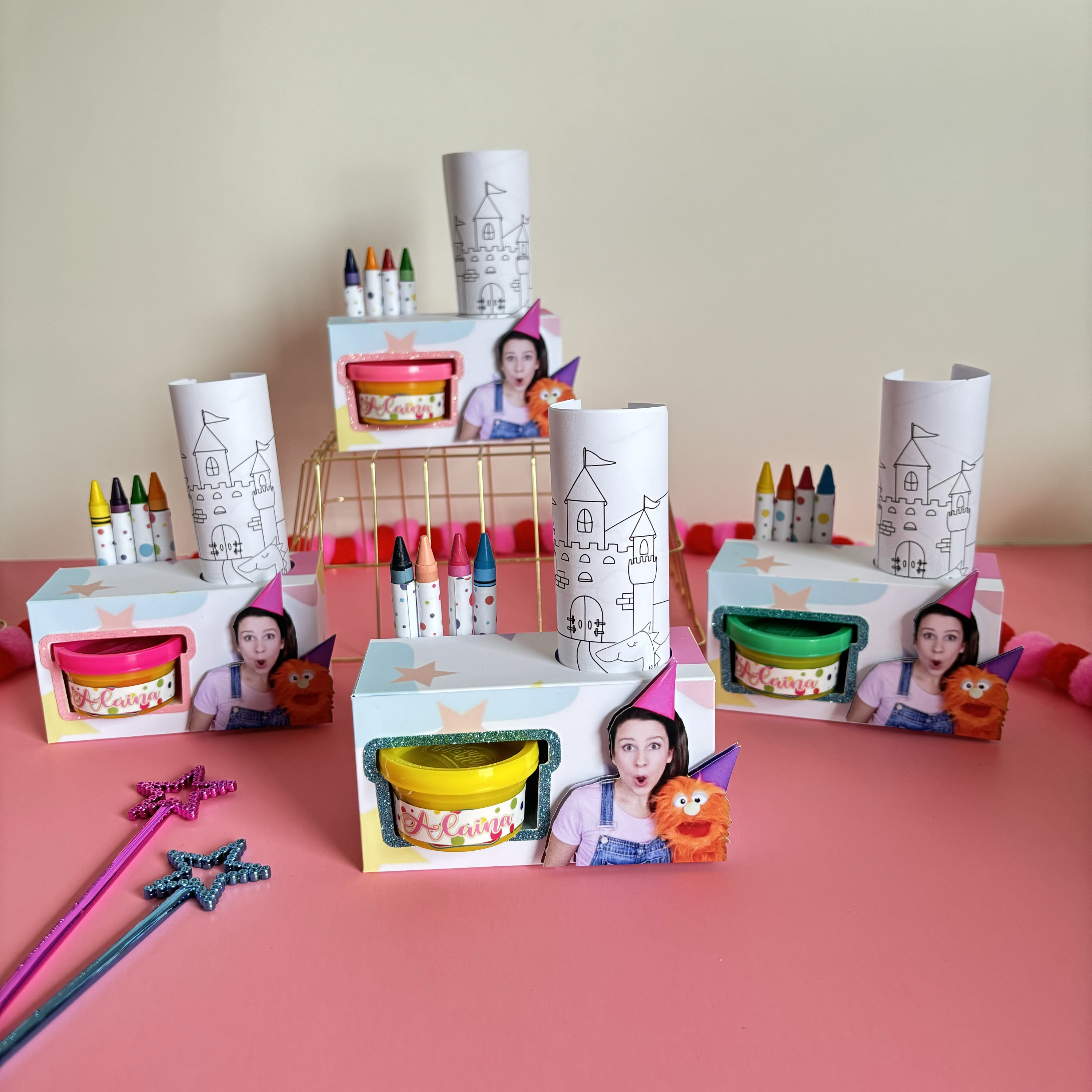 Ms Rachel Birthday Party Favor Box: Play Doh, Crayons & Coloring - Etsy