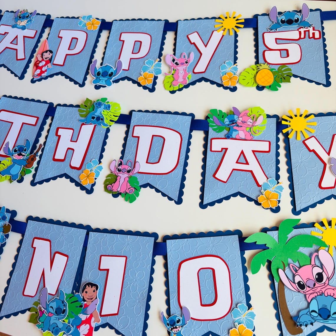 Stitch Birthday Banner: Lilo and Stitch Party Decor - Etsy