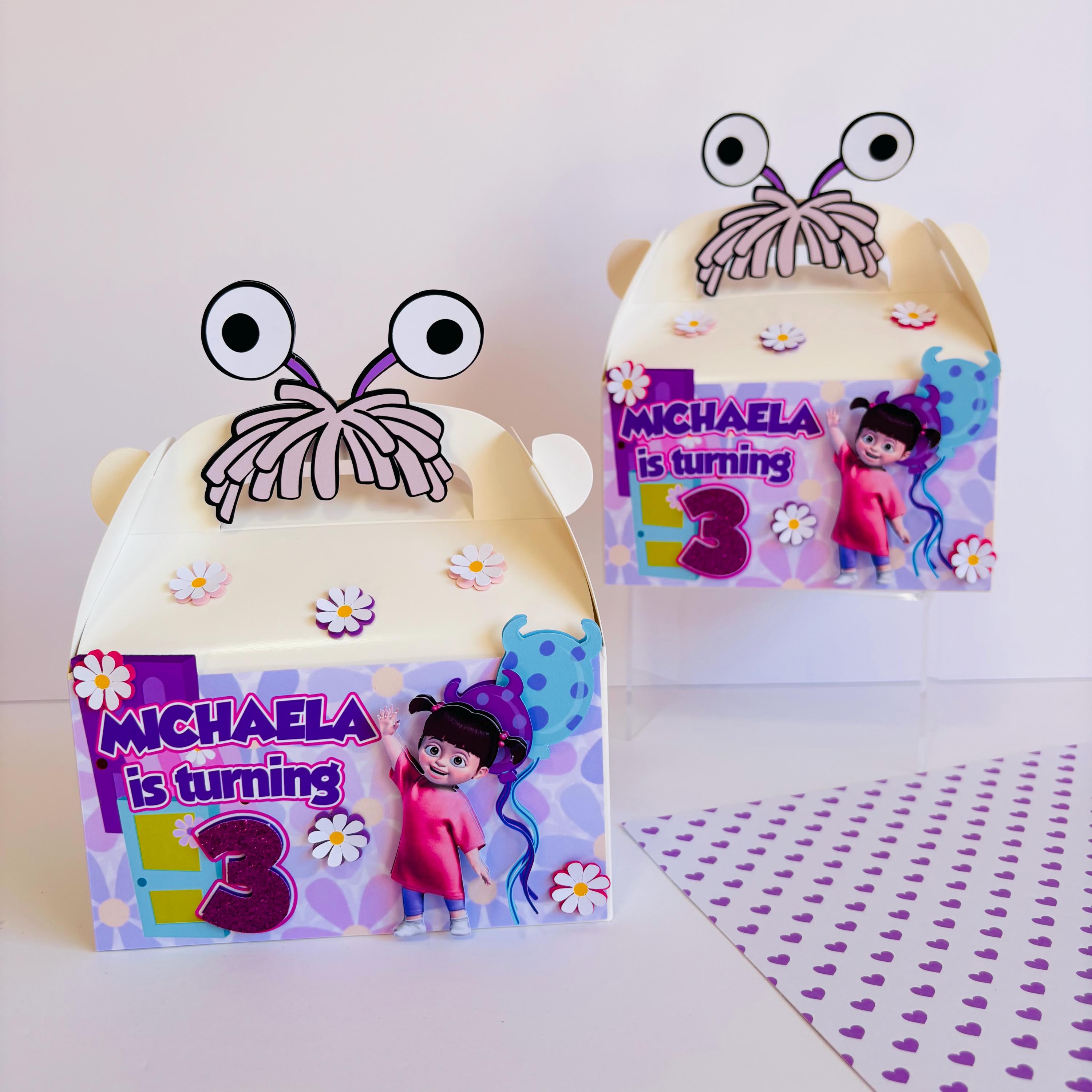 Monsters Party Decor, Monsters Gable Box, Monsters Birthday Decorations, Monsters Birthday Party, Monsters Favor Boxes, Monsters Treat Box