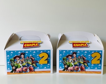 Custom Toy Story Birthday Favor Boxes, Party Decor