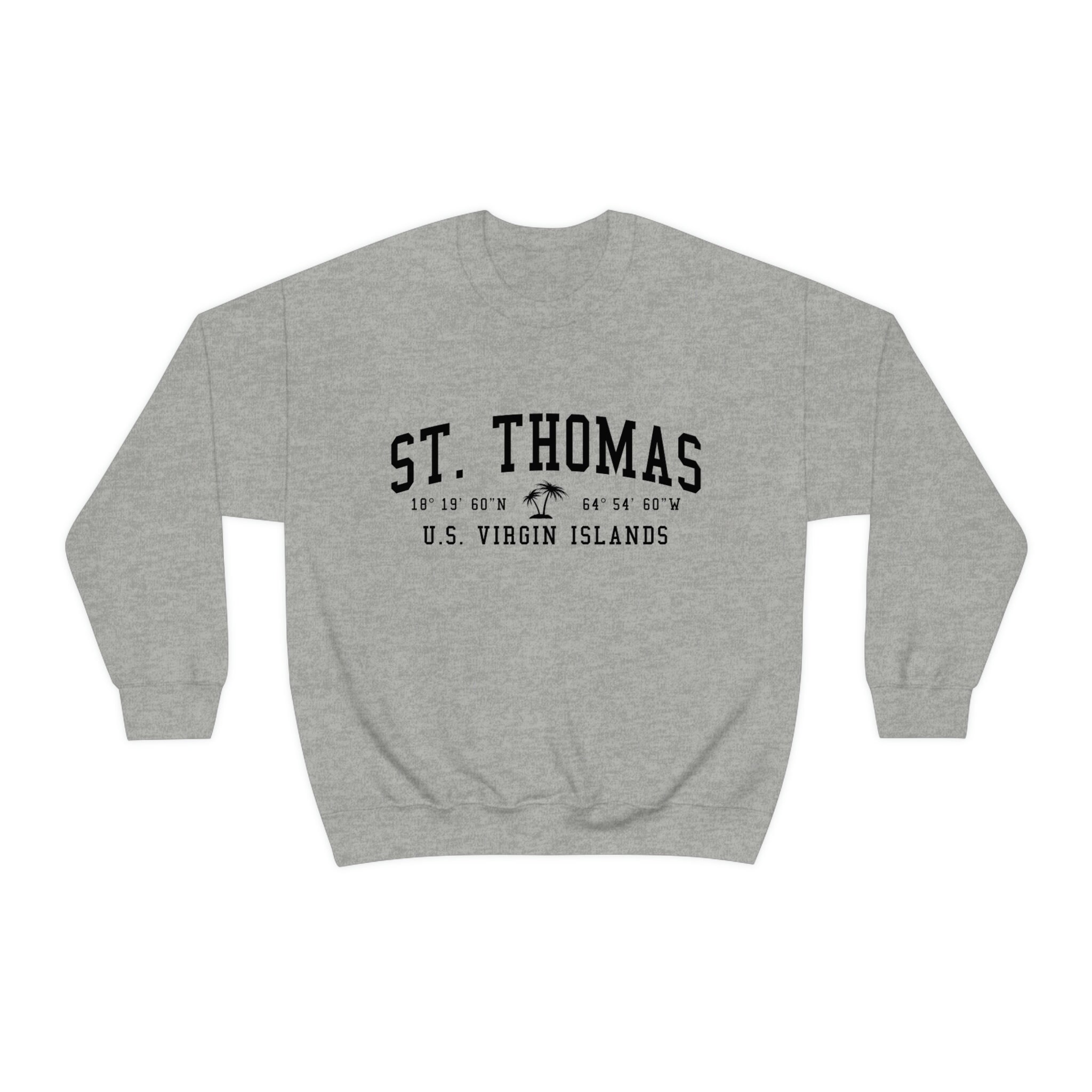 St. Thomas U.S. Virgin Islands Crewneck Sweatshirt St. Thomas 