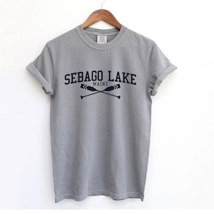 Sebago Lake Maine T-Shirt Sebago Lake Comfort Colors Shirt