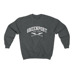 Greenport New York Sweatshirt Unisex Collegiate Greenport Crewneck