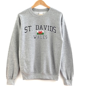 St. David&#39;s Wales Crewneck Sweatshirt St. David&#39;s Crewneck