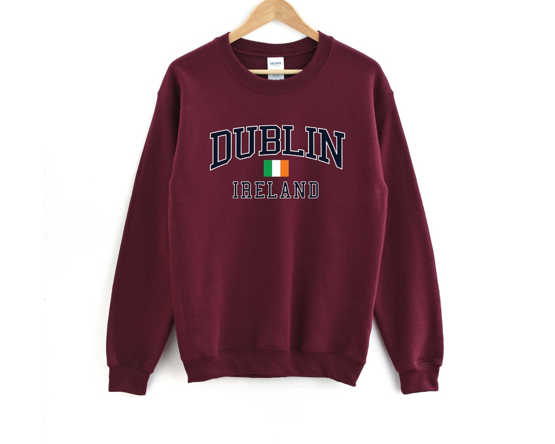 Dublin Ireland Sweatshirt Unisex Vintage Dublin Crewneck | Etsy