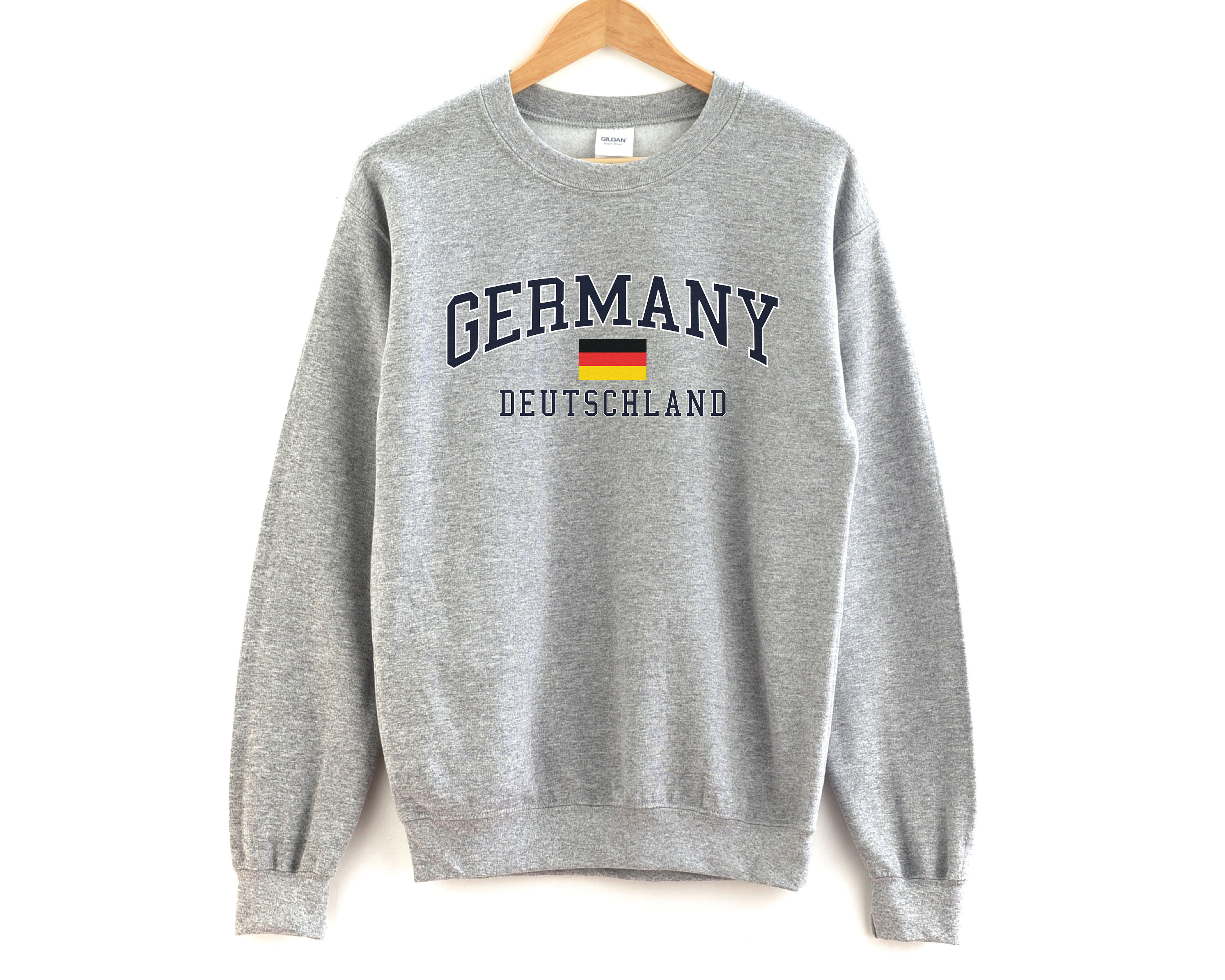 Deutschland Flagge Sweatshirt - Patriotisches Sweatshirt Mit Deutschland Aufdruck