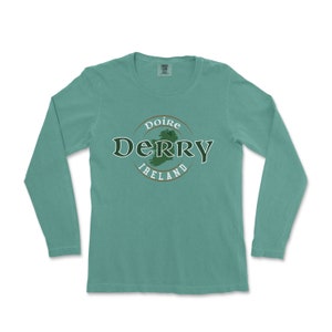 Derry Ireland Comfort Colors Long Sleeve Shirt