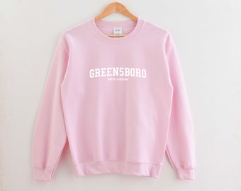 Greensboro North Carolina Sweatshirt // Greensboro Unisex Crewneck