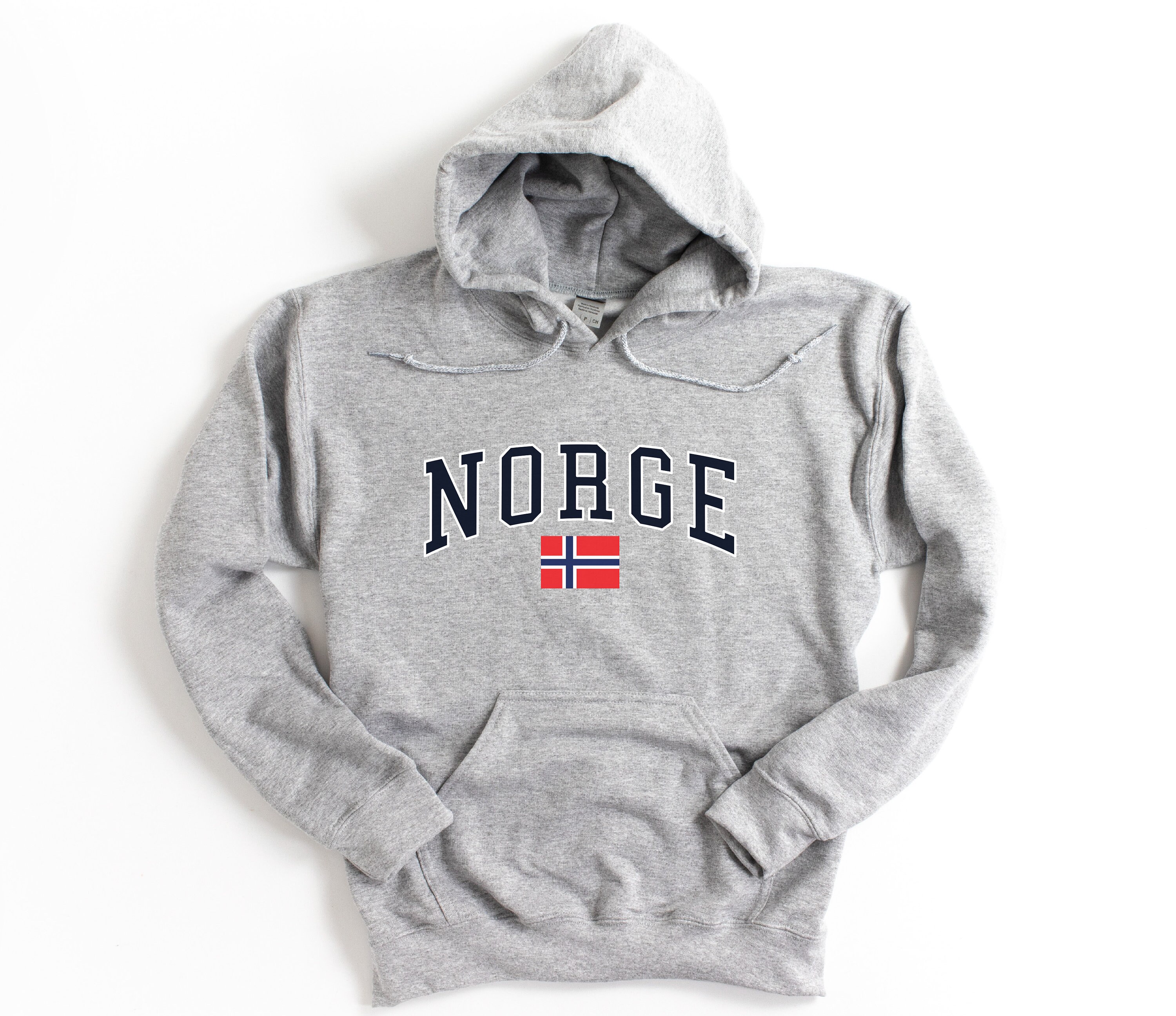 Norge Norway Hooded Sweatshirt Norge Hoodie - Etsy