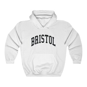 Bristol Tennessee Sweatshirt Unisex Bristol Collegiate Style Hoodie