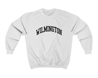Wilmington Delaware Unisex Collegiate Wilmington Crewneck