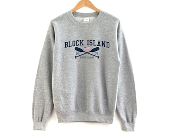 Block Island Rhode Island Sweatshirt Unisex Block Island Crewneck