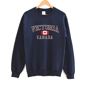 Victoria Canada Sweatshirt Unisex  Victoria Crewneck