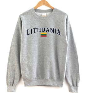 Lithuania Crewneck Sweatshirt Saint Lithuania Crewneck