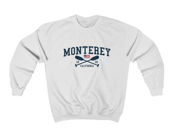 Monterey California Unisex Pullover Sweatshirt Monterey Crewneck