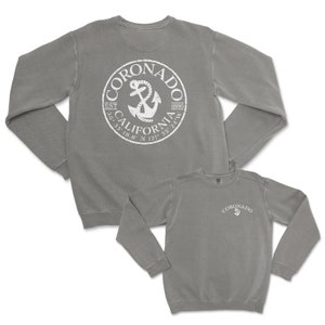 Coronado California Comfort Colors Crewneck Sweatshirt