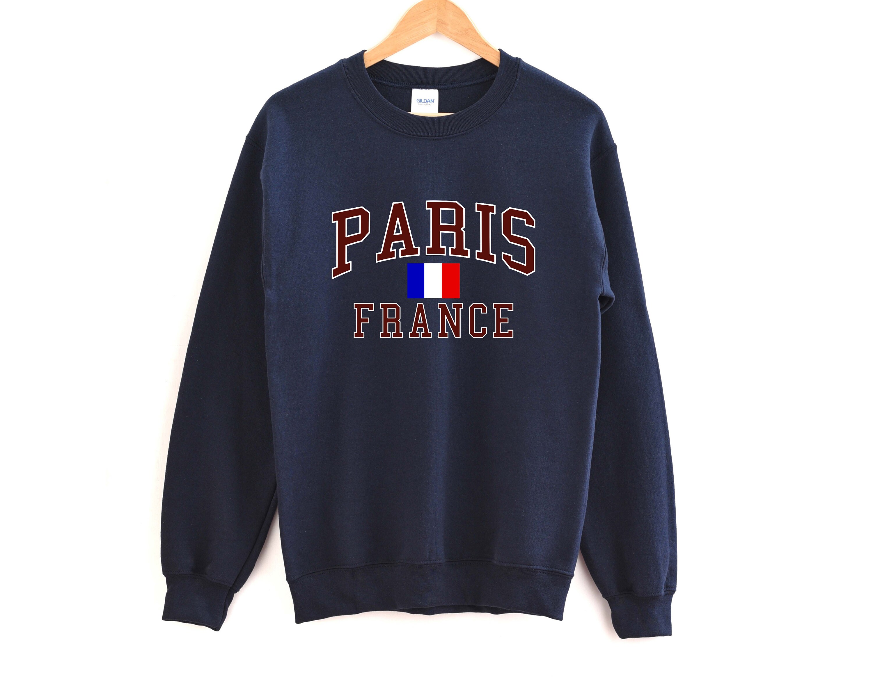 Paris France Sweatshirt Unisex Paris Crewneck Etsy Australia