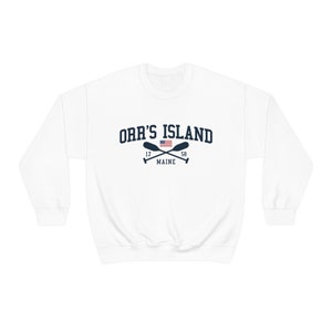 Orr&#39;s Island Maine Crewneck Sweatshirt Orrs Island Crewneck