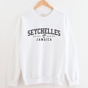 Seychelles Mexico Greece Crewneck Sweatshirt Seychelles Crewneck