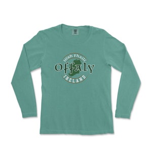 Offaly Ireland Comfort Colors Longe Sleeve Shirt