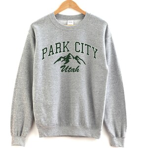Park City Utah Crewneck Sweatshirt Park City Crewneck
