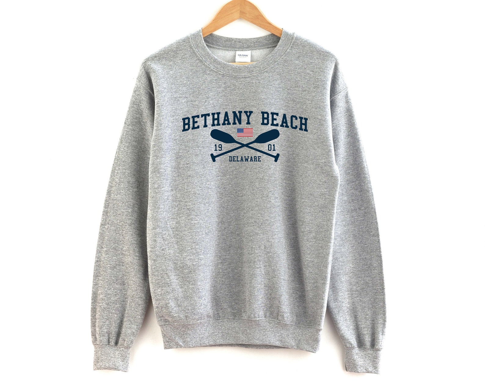 Bethany Beach Sweatshirt Unisex Bethany Crewneck | Etsy