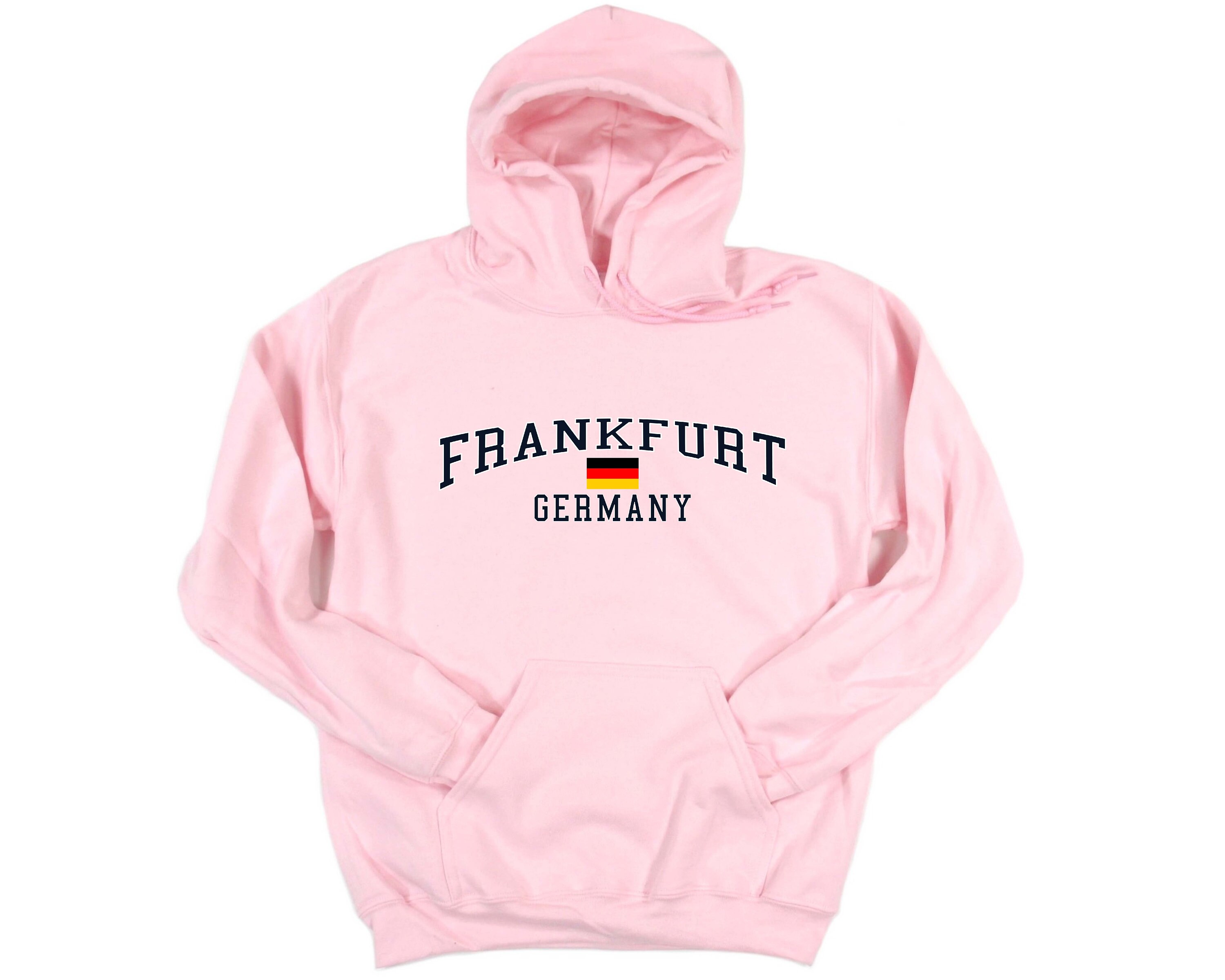 フランクフルト ドイツ フード付きスウェットシャツ ユニセックス