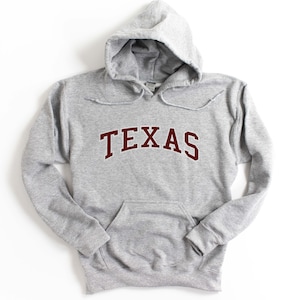 Texas Hooded Sweatshirt  Unisex Texas Hoodie