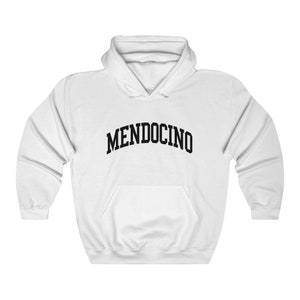 Mendocino California Sweatshirt Unisex Mendocino Hoodie