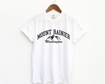 Mount Rainier Washington Comfort Colors T-Shirt Mount Rainier Shirt