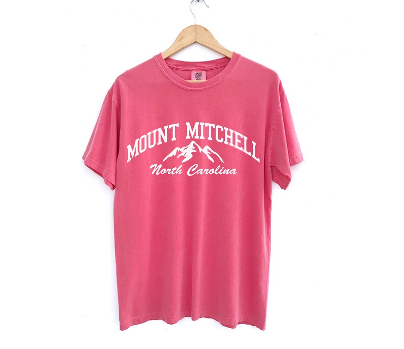 Mount Mitchell North Carolina Comfort Colors T-Shirt Mount Mitchell Shirt image 7