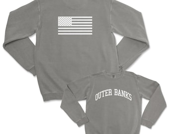 Outer Banks North Carolina Comfort Colors Crewneck Sweatshirt