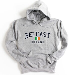Belfast Ireland Hooded Sweatshirt Unisex Belfast Hoodie