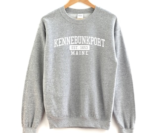 Kennebunkport Maine Crewneck Sweatshirt Kennebunkport Crewneck