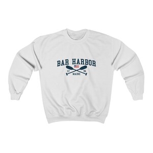 Bar Harbor Maine Sweatshirt Bar Harbor Unisex Crewneck