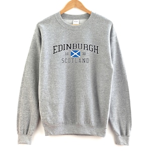 Edinburgh Scotland Sweatshirt Unisex  Edinburgh Crewneck